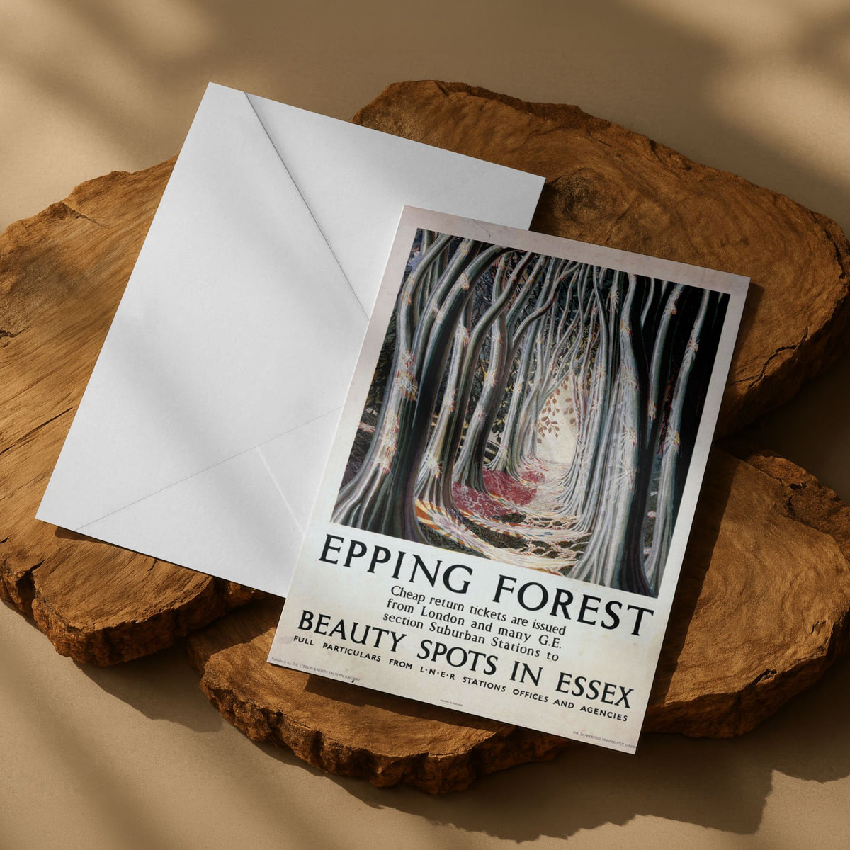 Beauty Spots of Epping Forest Greetings Card